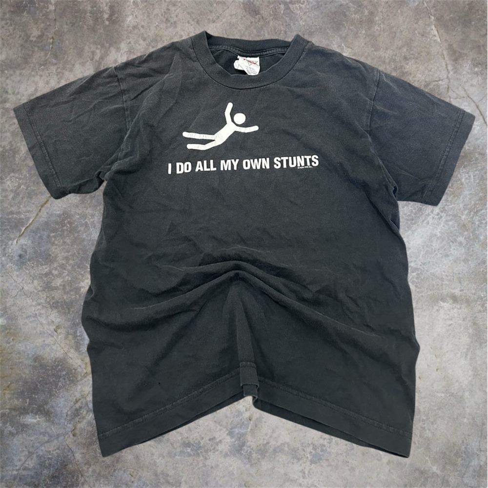 Vintage 90s Spellout Humor Essential Single Stitch